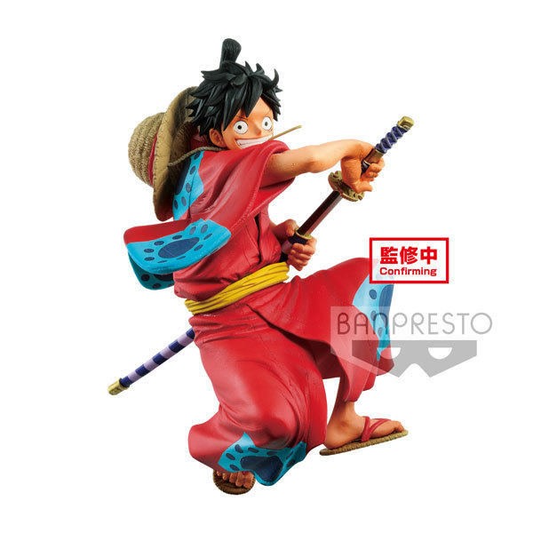 Luffy Wano ของแท้ JP แมวทอง - King of Artist Banpresto [โมเดลวันพีช]