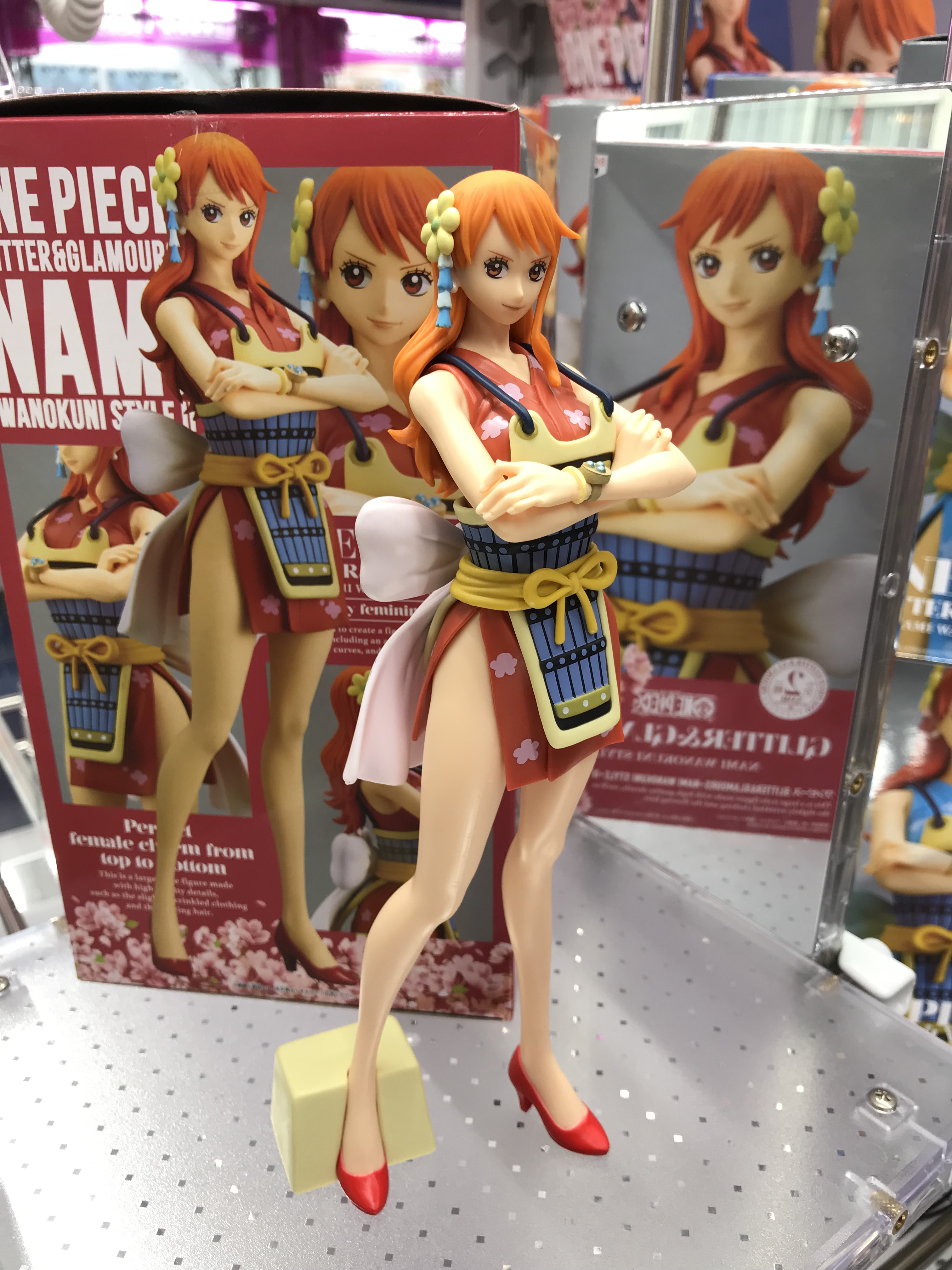 Nami Wanokuni Style ของแท้ JP แมวทอง - Glitter & Glamours Banpresto [โมเดลวันพีช]