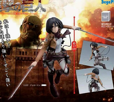 Mikasa ของแท้ JP - Sega [โมเดล Attack on Titan]