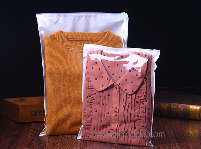 ถุงซิปรูด ถุงซิปสไลด์ พลาสติกใส+ขุ่น ถุงเสื้อ ถุงซิปแฟชั่น