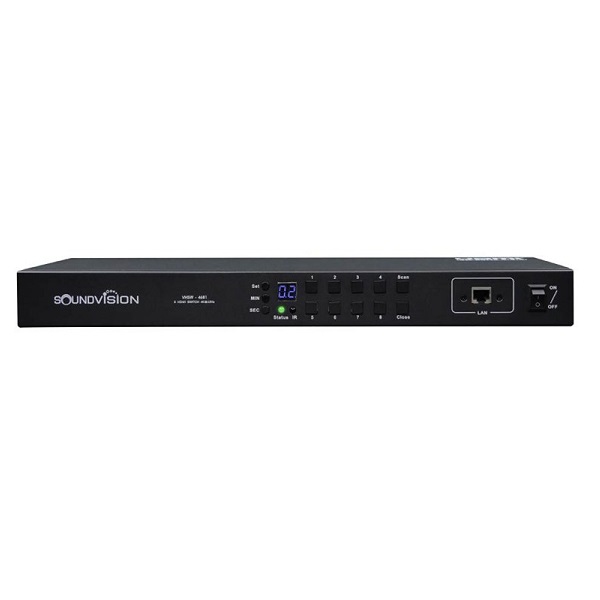 เครื่องสลับสัญญาณภาพ SOUNDVISION VHSW-4681 HDMI Switcher 8 in / 1 out : 4K@60Hz