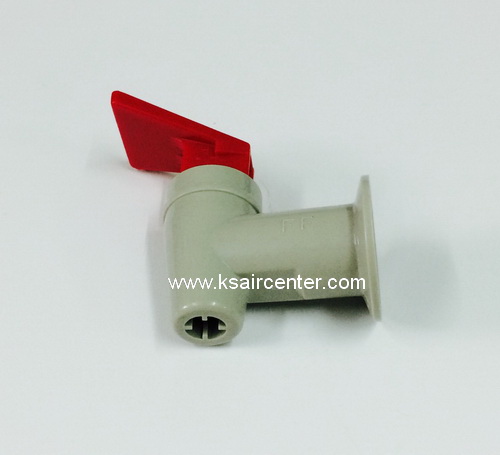 ก๊อกเกลียวใน นํ้าร้อน สีแดง SP (รหัสสินค้า 003006)