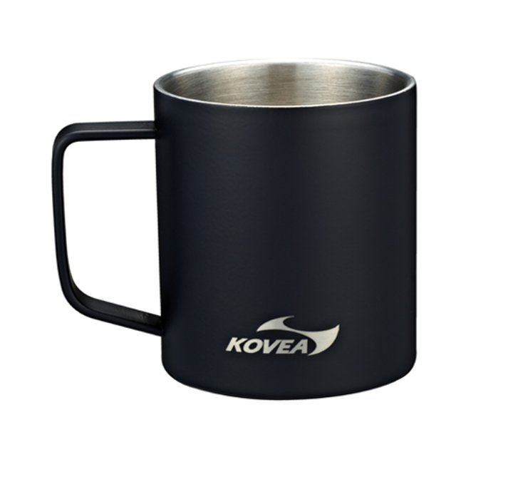 Stainless Steel Double Mug Black 300
