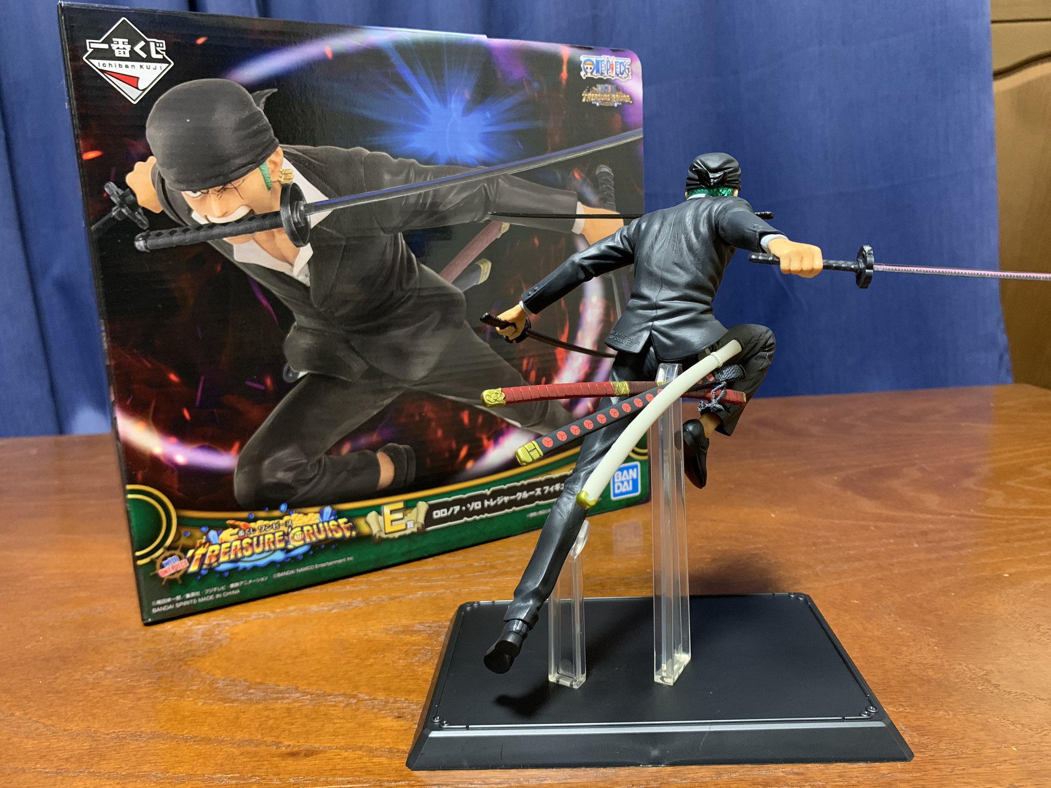 Zoro ของแท้ JP แมวทอง - Ichiban Kuji Banpresto [โมเดลวันพีช]