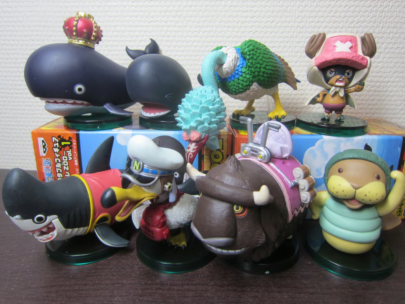 Zoo Set ของแท้ JP แมวทอง - WCF Banpresto [โมเดลวันพีช] (8 ตัว)