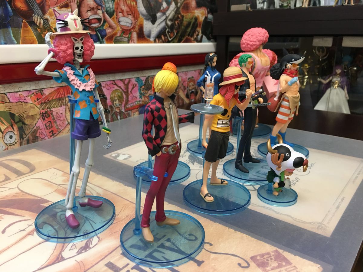 Straw Hat Pirates Film Z Set ของแท้ JP แมวทอง - Super Styling Bandai [โมเดลวันพีช] (9 ตัว)