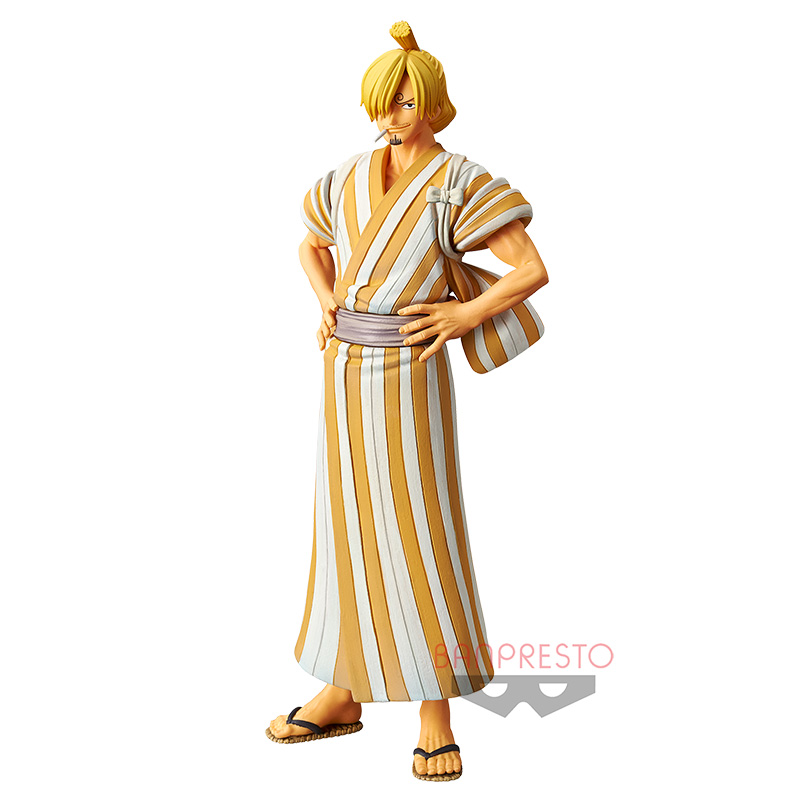 Straw Hat Pirates Wano Set ของแท้ JP แมวทอง - Grandline Men / Lady Banpresto [โมเดลวันพีช] (9 ตัว)