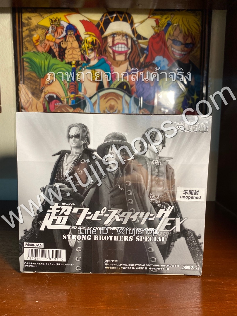 Strong World Set ของแท้ JP แมวทอง - Super Styling Bandai [โมเดลวันพีช] (3 ตัว)