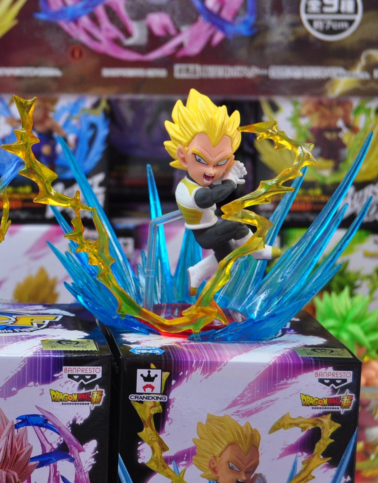 Vegeta Super Saiyan ของแท้ JP แมวทอง - WCF Burst Banpresto [โมเดลดราก้อนบอล]