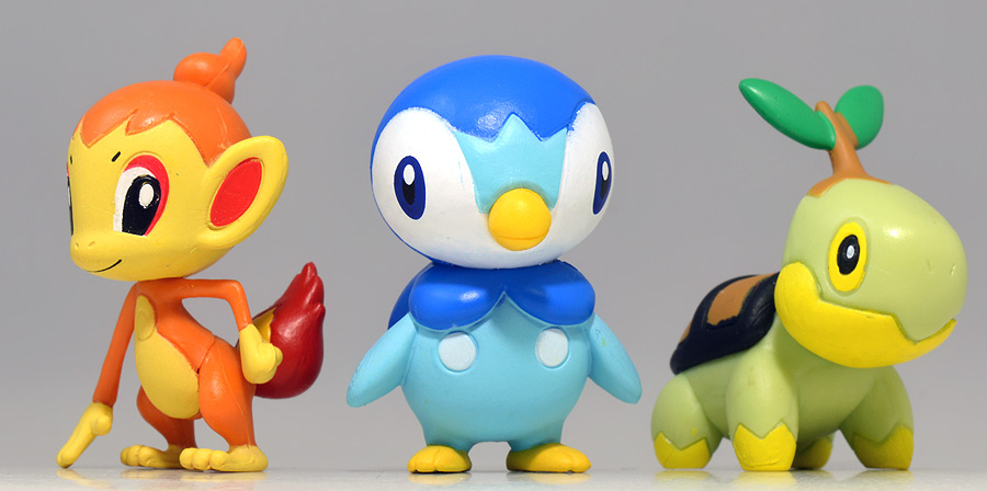 Chimchar ของแท้ JP - Monster Collection Takara Tomy [โมเดลโปเกมอน]