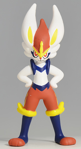 Cinderace ของแท้ JP - Monster Collection Takara Tomy [โมเดลโปเกมอน]