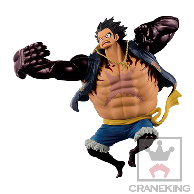 Luffy Gear 4 ของแท้ JP แมวทอง - Scultures Banpresto [โมเดลวันพีช]