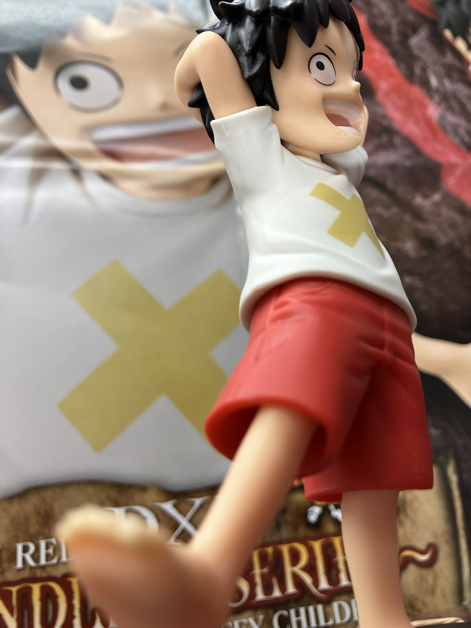 Luffy Film Red ของแท้ JP แมวทอง - Grandline Children Banpresto [โมเดลวันพีช]