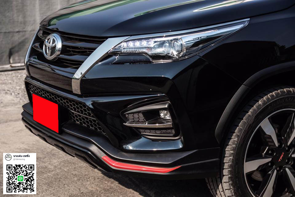 9Den&FD-2RS(ตัดสีแดง)/FD-2XS(ตัดสีเทา) VS Toyota All New Fortuner(TRD Sportivo 2 (MY2018)'2019-On) [เติมเต็มสปอร์ตของTRDคุณล้ำด้วยชุดแต่งรุ่นนี้]
