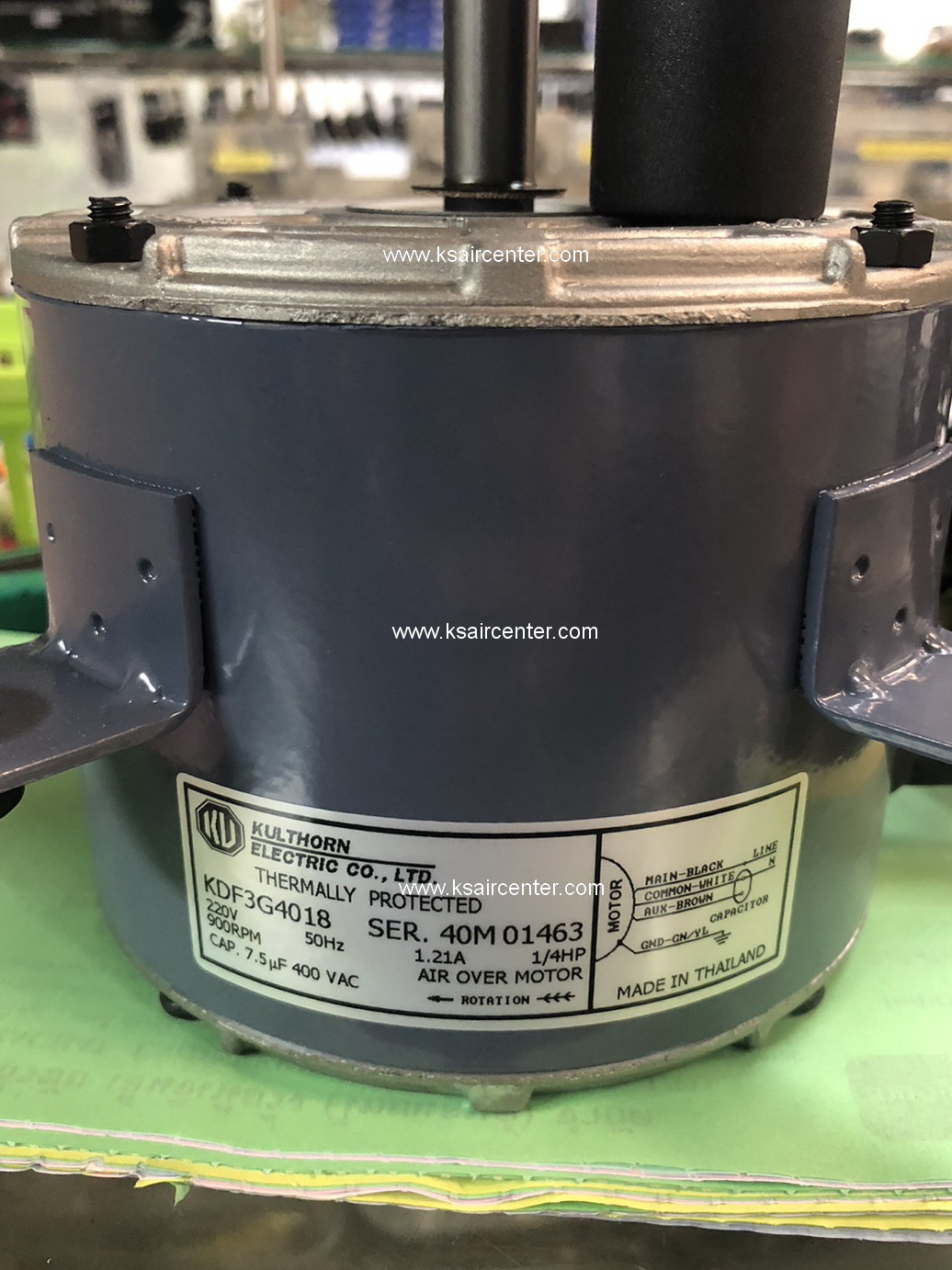 (ยกเลิก - แทนด้วย 063158) มอเตอร์ คอนเดนซิ่ง KULTHORN (กุลธร)