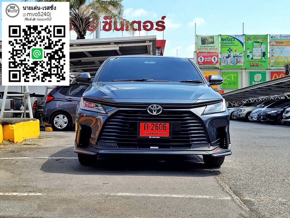 S-Skirt VS Toyota Yaris Ativ 4D 2022-On [แต่งแบบนี้พี่เค้าให้มาสุดคุ้ม!]