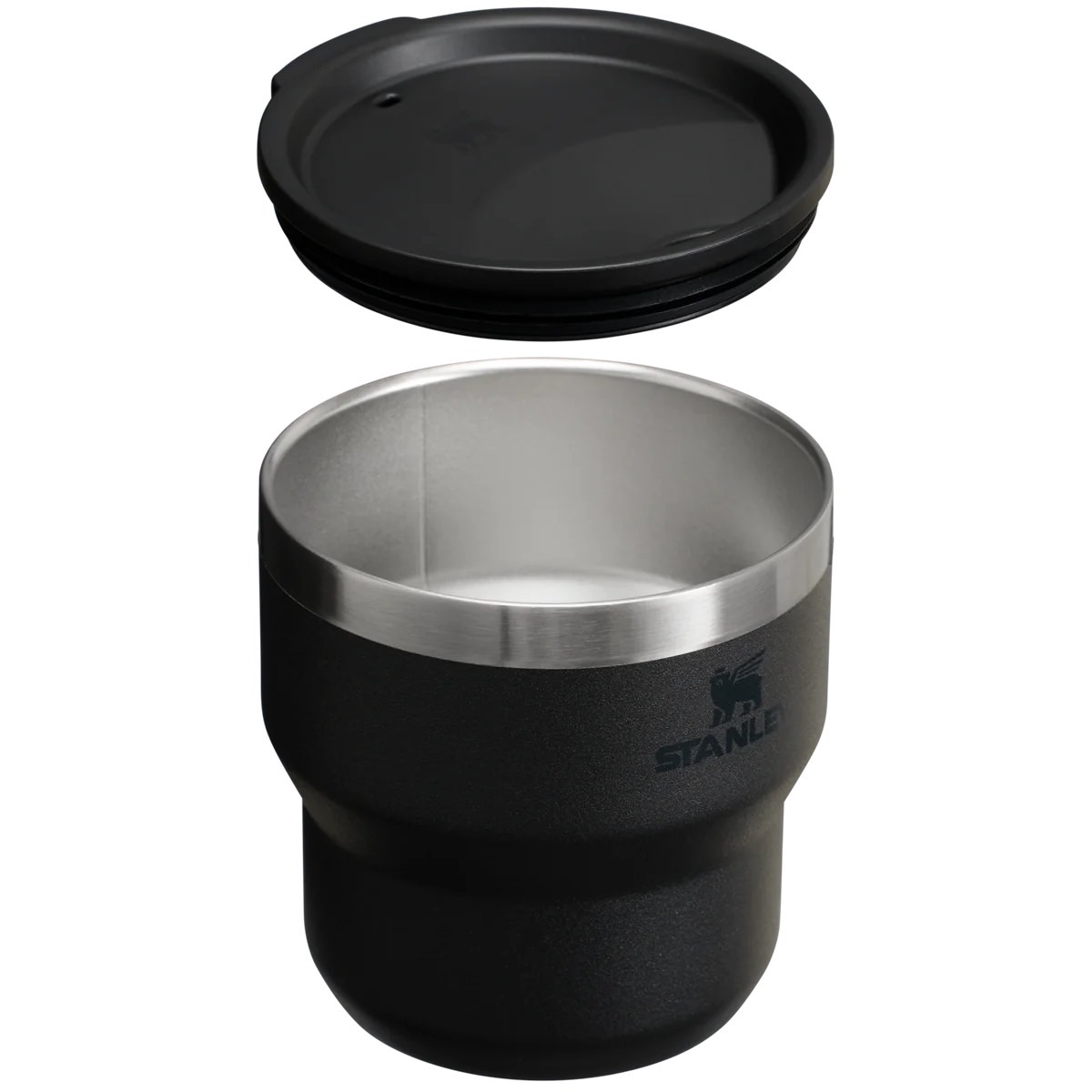 Stay-Hot Stacking Camp Cup 10Oz Black 2.0