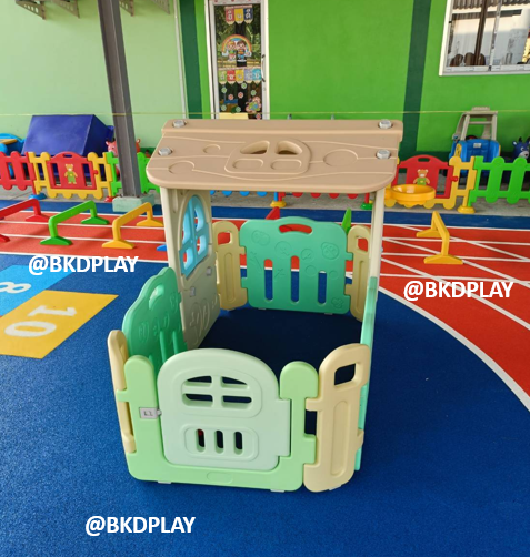 บ้านเด็กล้อมรั้ว มีคอกกั้น,บ้านเด็ก ,คอกกั้นเด็ก,บ้านพลาสติก บ้านสุนัข ของเล่น,พร้อมส่ง