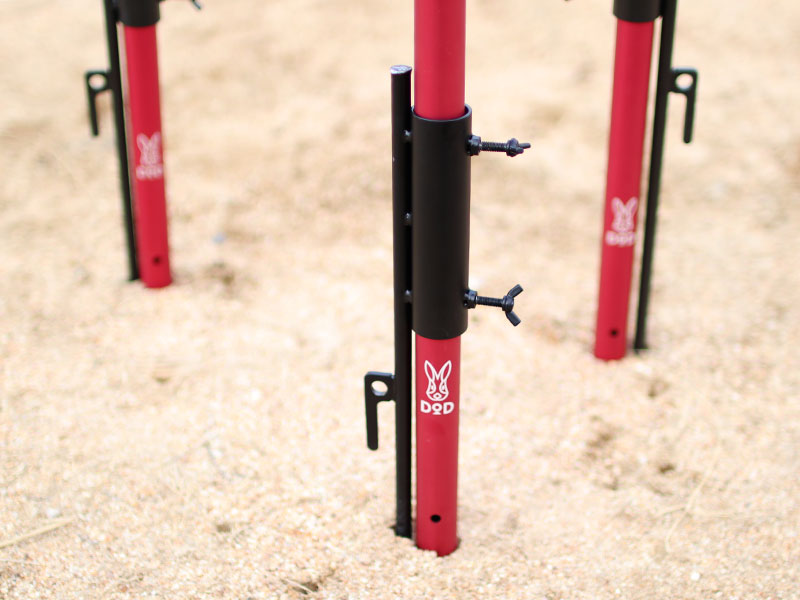 DoD Big Tarp Pole cm Red XP5-507R