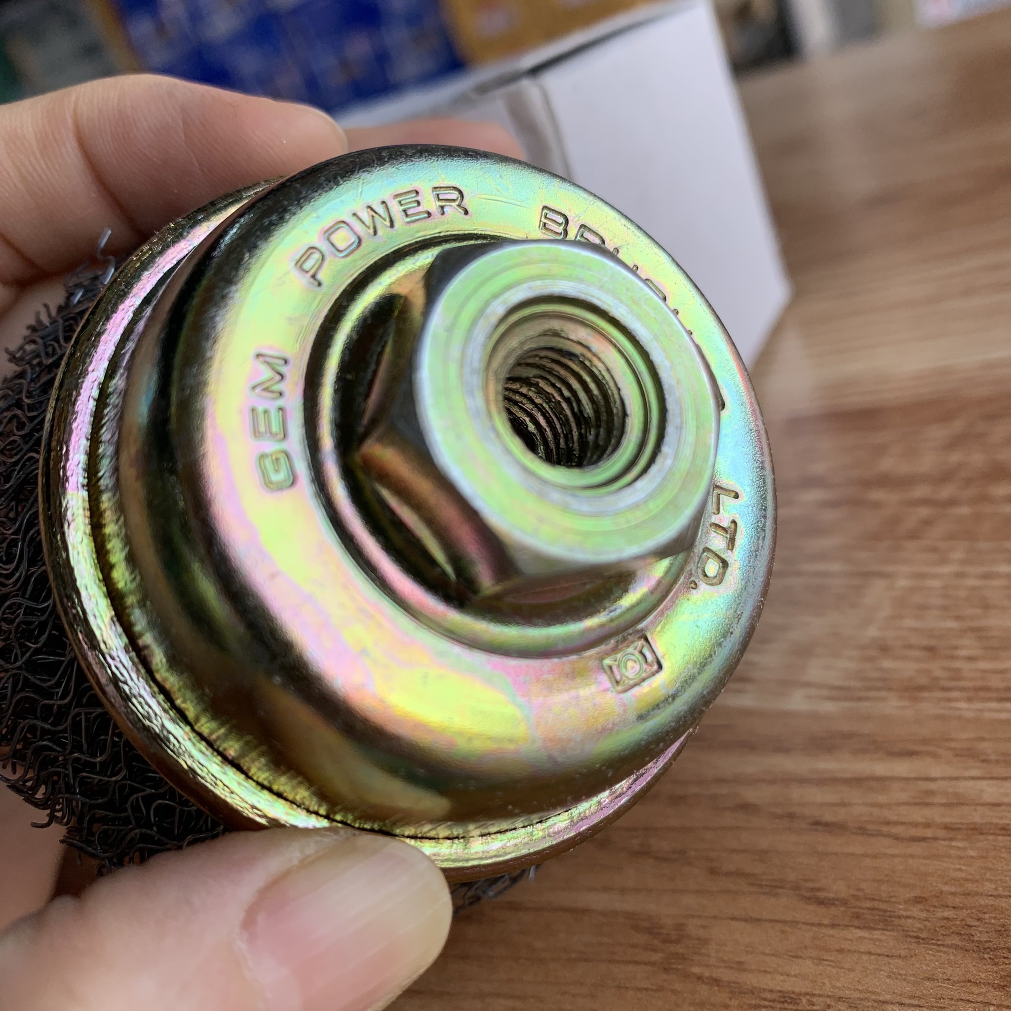 แปรงลวดถ้วยฝอย 2.1/2x10x1.5 GEM