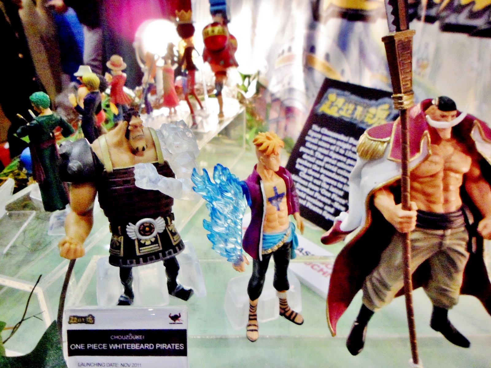 Whitebeard Pirate Set ของแท้ JP แมวทอง - Super Modeling Soul Bandai [โมเดลวันพีช] (7 ตัว)