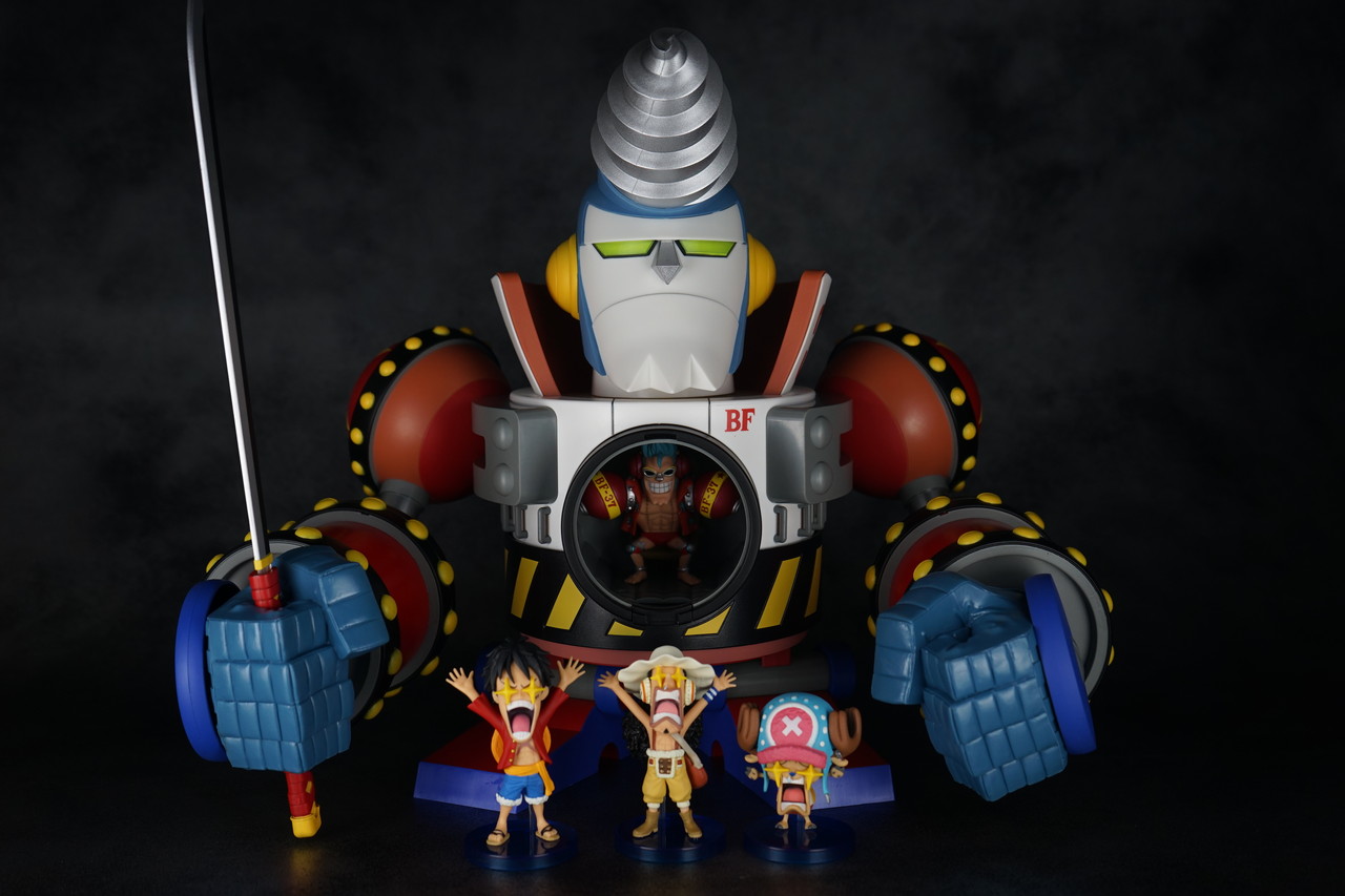 Franky ของแท้ JP แมวทอง - WCF Giga Banpresto [โมเดลวันพีช]