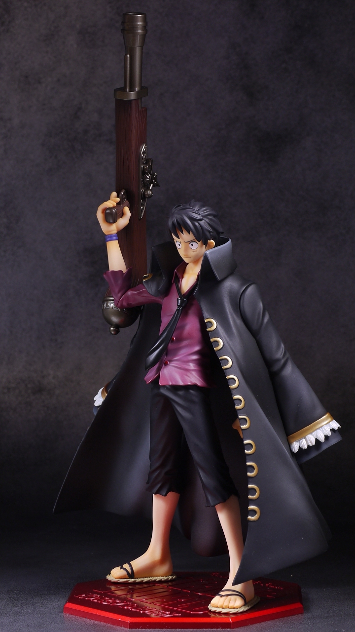 Luffy Strong World ของแท้ JP แมวทอง - POP Megahouse [โมเดลวันพีช]