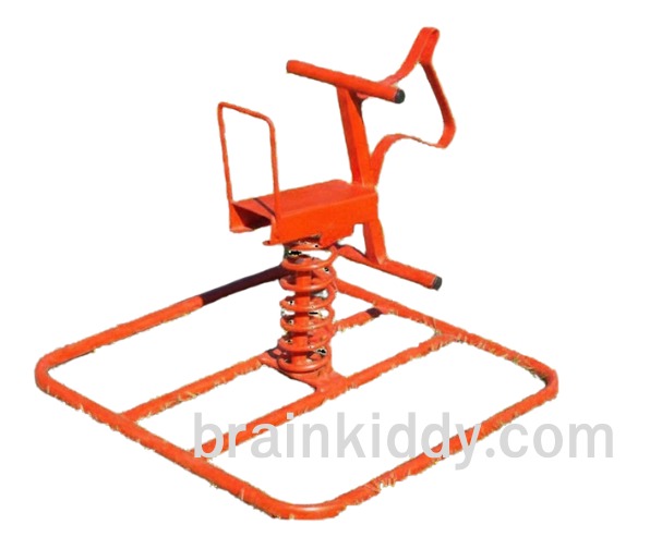 สปริงโยกม้า, เครื่องเล่นสนามกลางแจ้ง , เครื่องเล่นสนามแบบเหล็ก,ชิงช้า,สไลเดอร์,โยกเยกเหล็ก, ม้าหมุน, OutdoorPlayground, ราคาโรงงาน ขนาด 100x150x60 ซม.