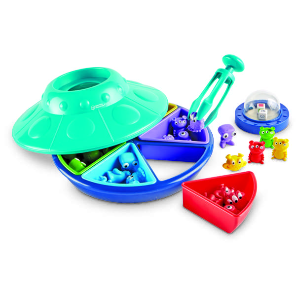 ชุดเกมฝึกแยกสียานมนุษย์ต่างดาวแสนสนุก สื่อการสอนอนุบาล,ปฐมวัย,ของเล่นเสริมพัฒนาการ, ของเล่นเสริมทักษะ