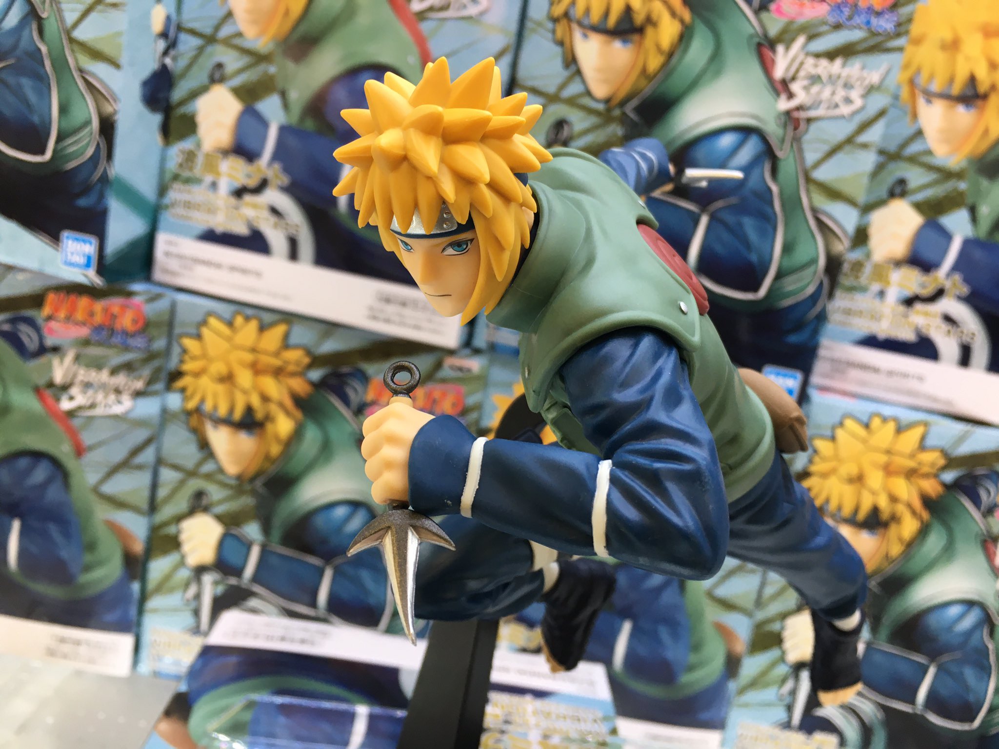 Minato ของแท้ JP - Vibration Stars Banpresto [โมเดลนารูโตะ]
