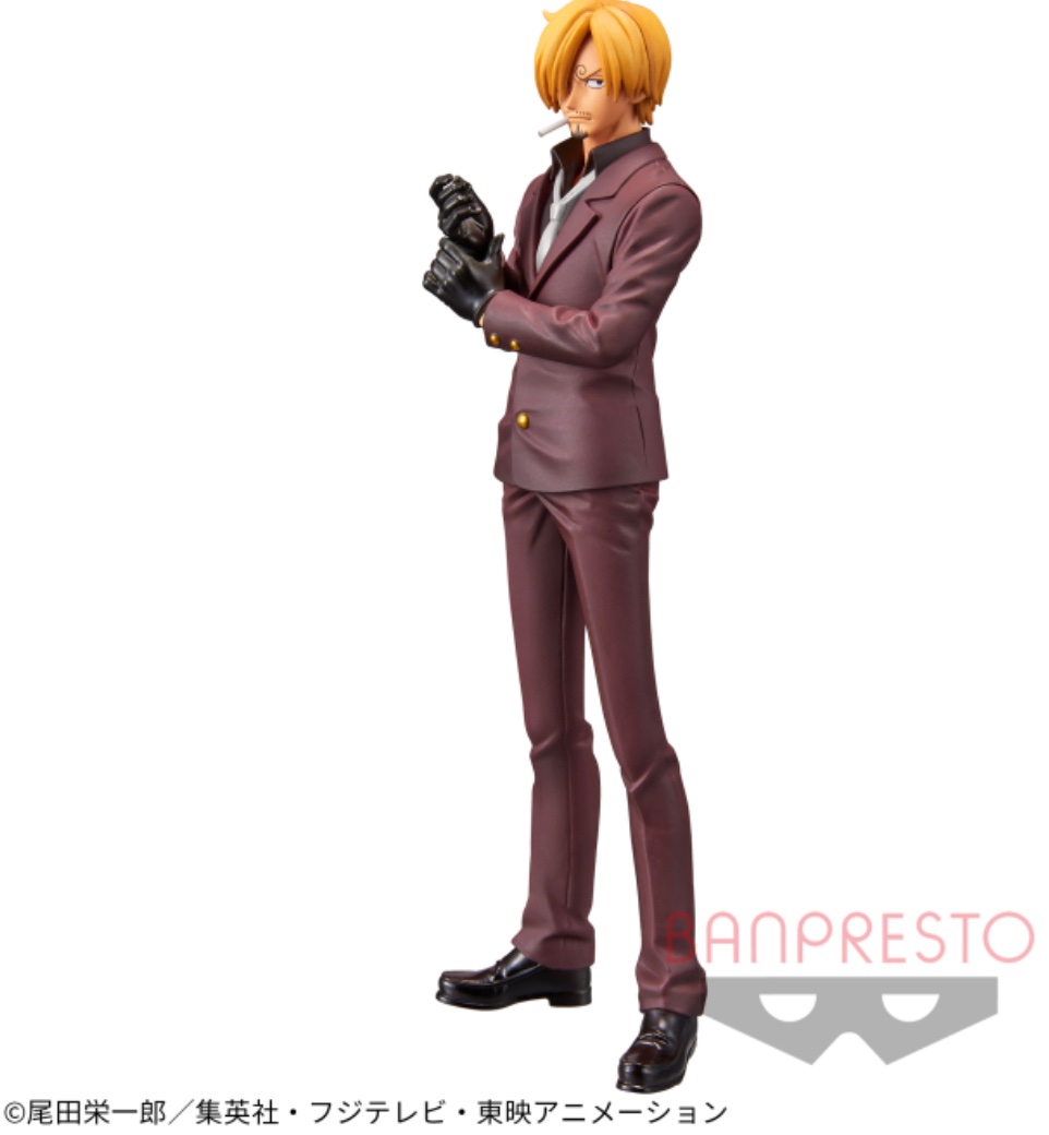 Sanji Wano ของแท้ JP แมวทอง - Grandline Men Banpresto [โมเดลวันพีช]