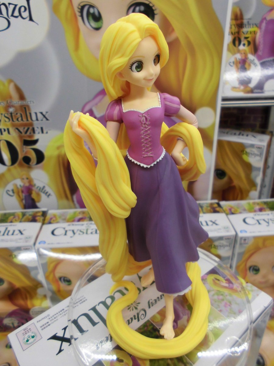 Rapunzel ของแท้ JP - Crystalux Banpresto [โมเดล Disney]