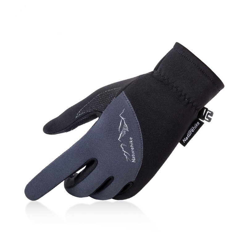 NH17S004-T : GL01 outdoor fleece gloves Women-Black&Rose M