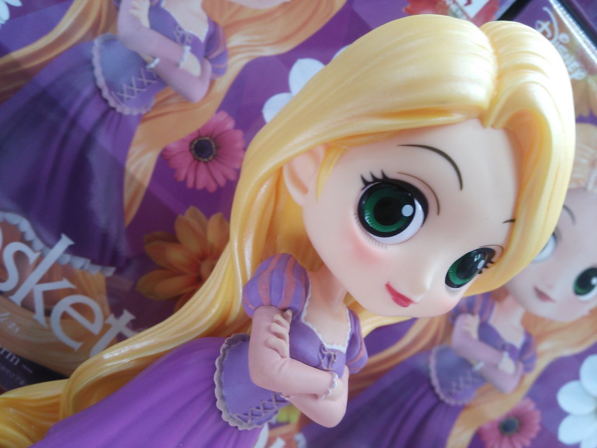 Rapunzel Girlish Charm - Normal Color ของแท้ JP - Q Posket Banpresto [โมเดล Disney]