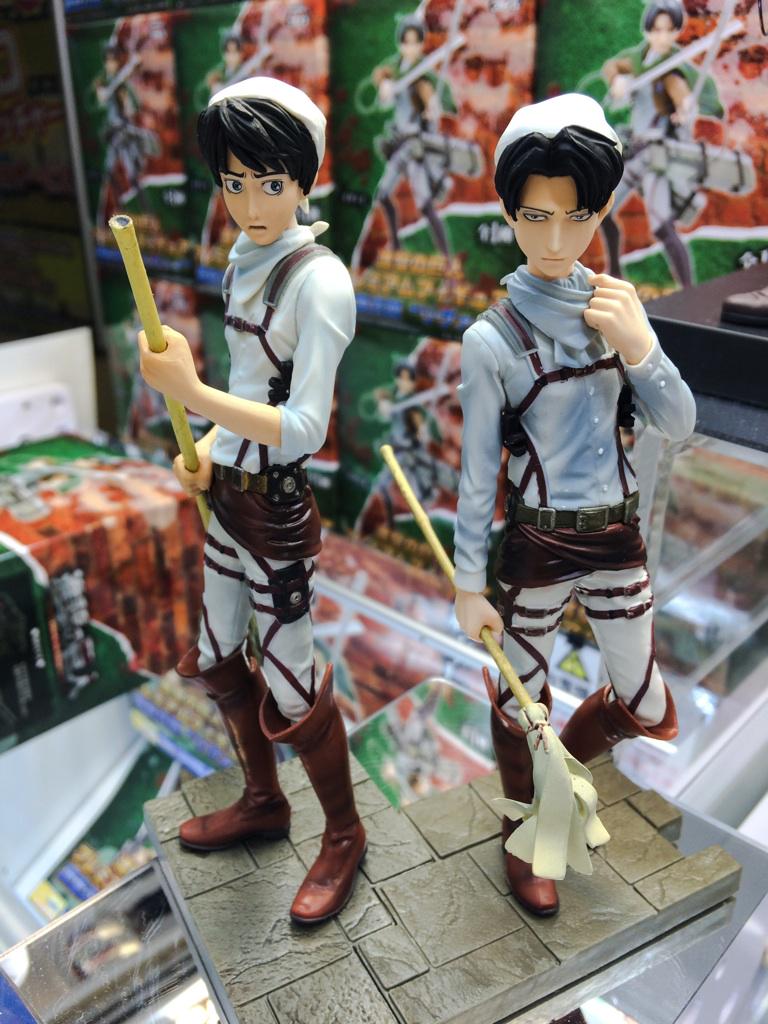 Eren & Levi ของแท้ JP - DXF Banpresto [โมเดล Attack on Titan] (2 ตัว)