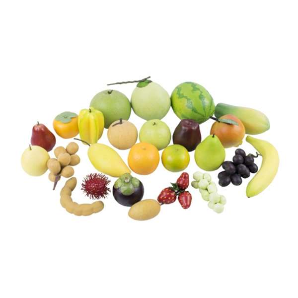 ชุดจำลองผลไม้ 25 ชนิด สื่อการสอนอนุบาล,ปฐมวัย,ของเล่นเสริมพัฒนาการ, ของเล่นเสริมทักษะ