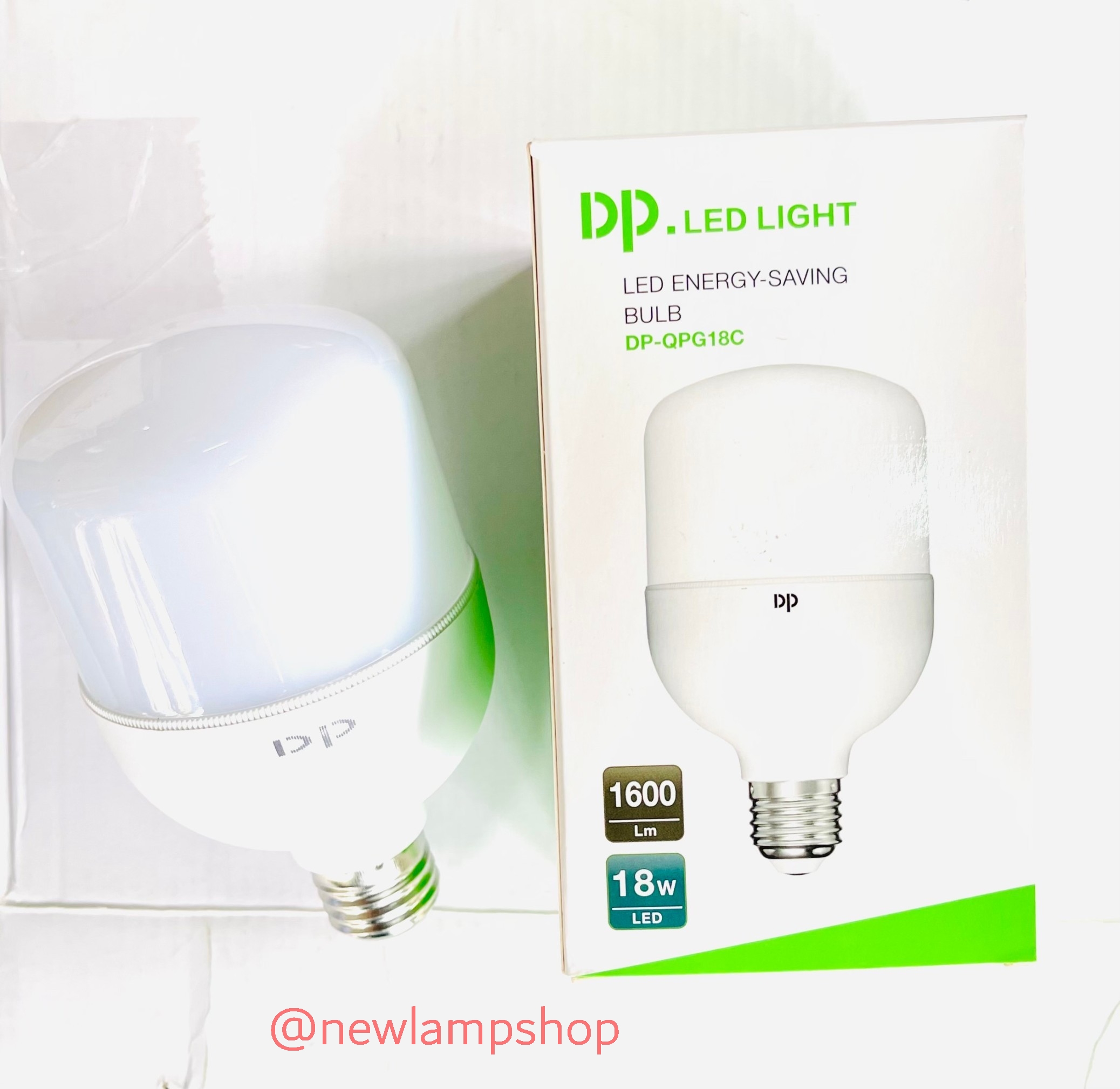 หลอดไฟLED ยี่ห้อ DP 1600lumens รุ่น DP-QPG18C 18w และ DP-QPG28C 28w