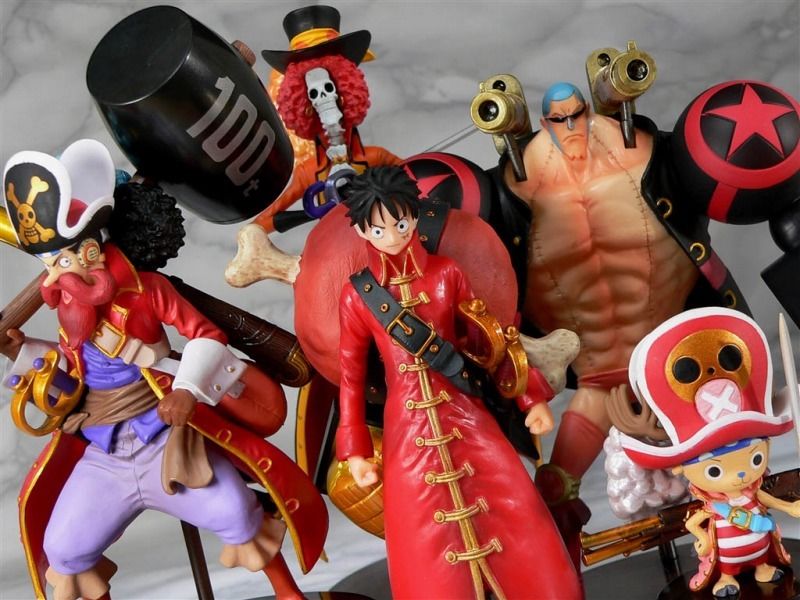 Straw Hat Pirates Film Z Special Set ของแท้ JP แมวทอง - Super Styling Bandai [โมเดลวันพีช] (9 ตัว)