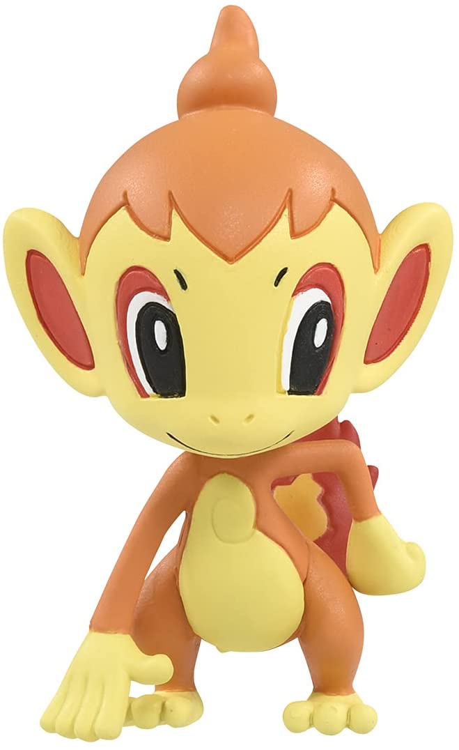 Chimchar ของแท้ JP - Monster Collection Takara Tomy [โมเดลโปเกมอน]