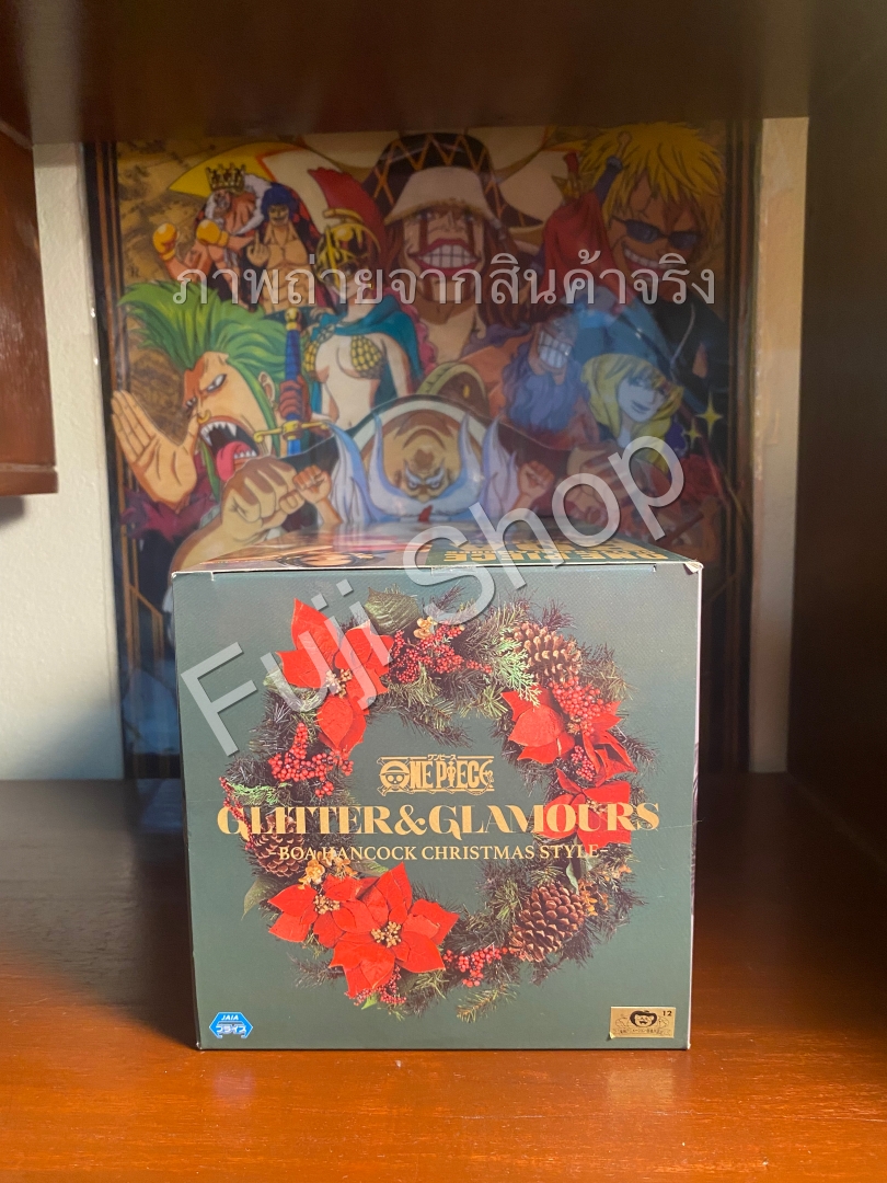 Boa Hancock Christmas Style ของแท้ JP แมวทอง - Glitter & Glamours Banpresto [โมเดลวันพีช]