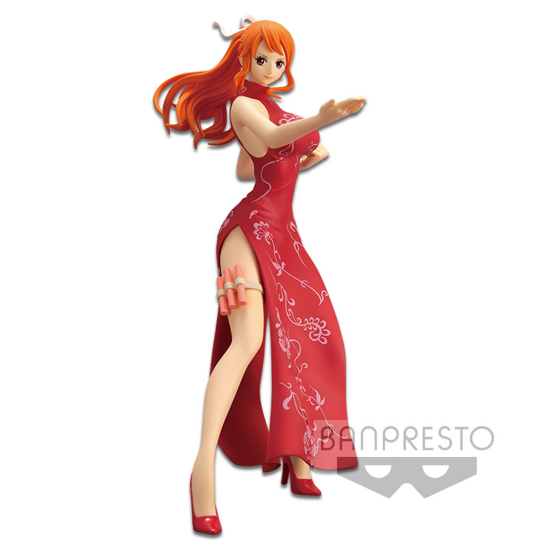 Nami Kung Fu Style ของแท้ JP แมวทอง - Glitter & Glamours Banpresto [โมเดลวันพีช]