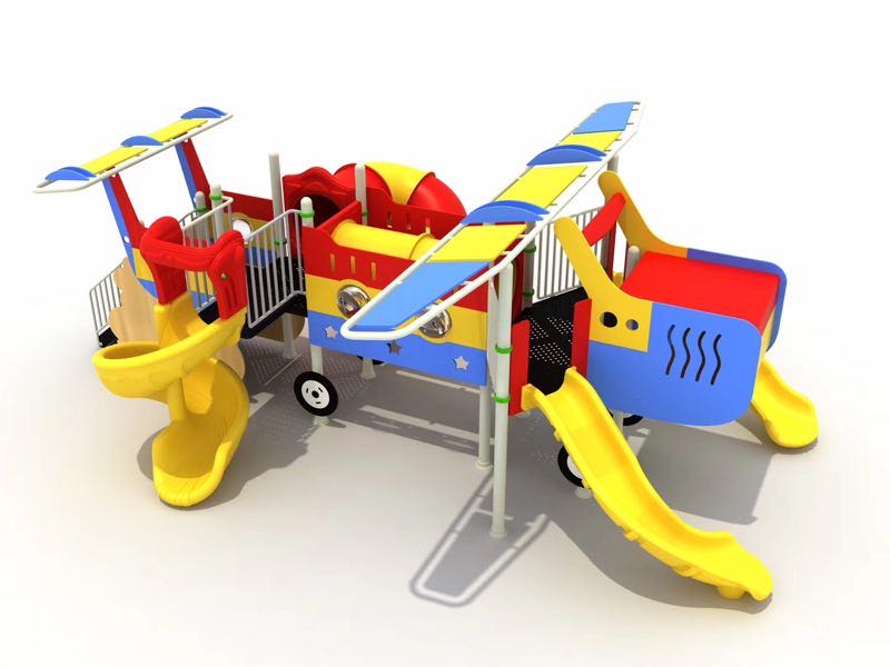 เครื่องเล่นสนาม สไลเดอร์ อุโมงค์ Jet plane เครื่องบินเจ็ตเครื่องเล่น, สนามเด็กเล่น เครื่องเล่นสนามกลางแจ้ง ในร่มราคาถูก เครื่องเล่นสนามปฐมวัย playground outdoorplayground ครุภัณฑ์สนามเด็กเล่น, สพฐ,โครงการโรงเรียนประชารัฐ ศูนย์พัฒนาเด็กเล็ก