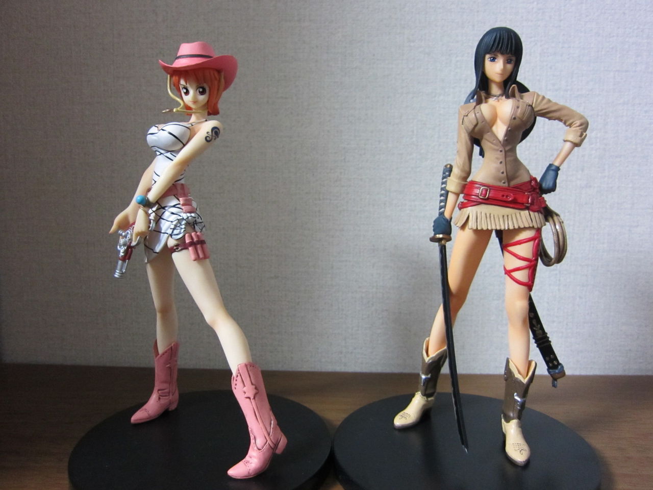 Nami & Robin ของแท้ JP แมวทอง - Girls Snap Collection Banpresto [โมเดลวันพีช] (2 ตัว)