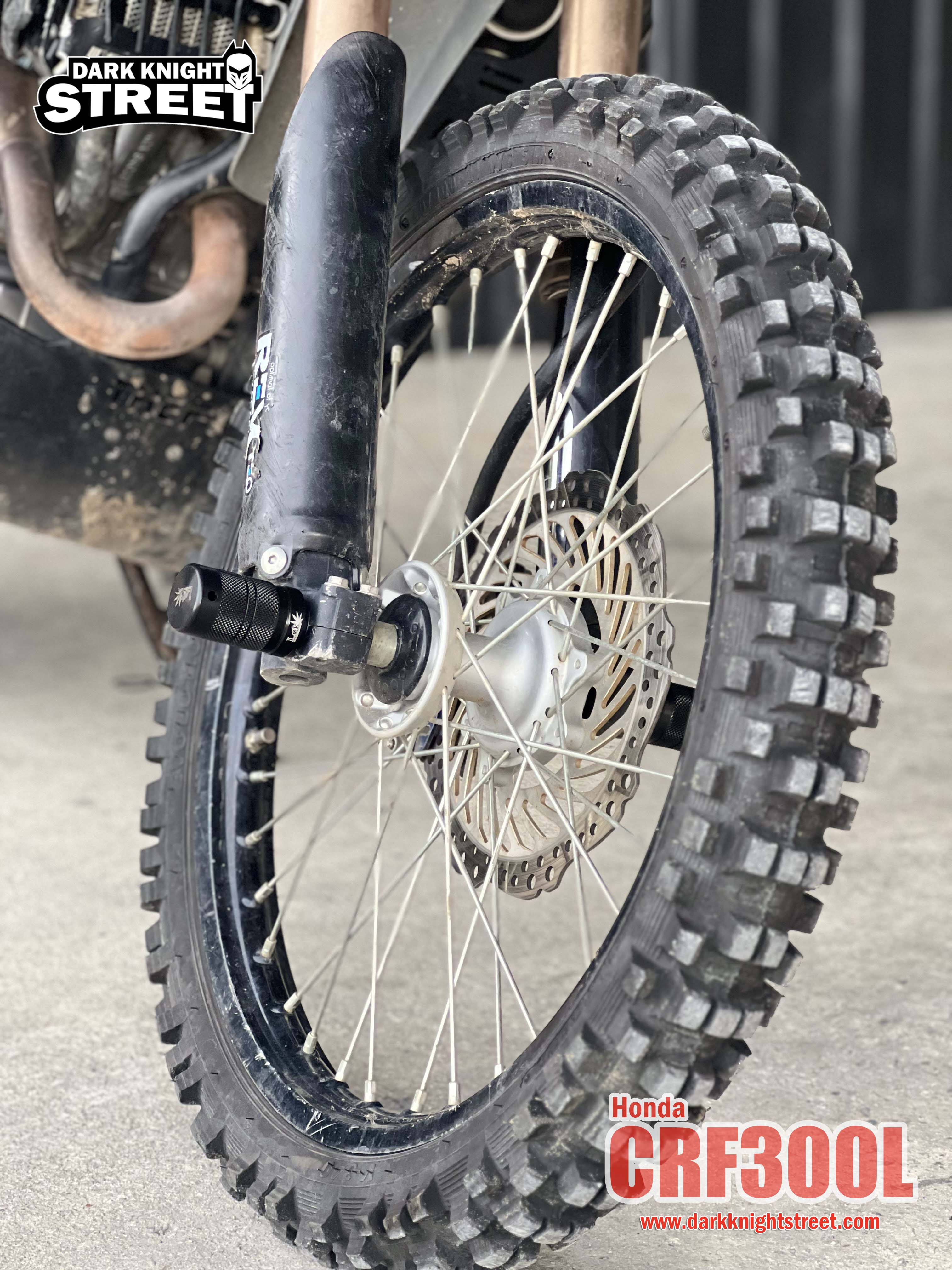 Axle sliders front and rear for Honda CRF300L / 250L