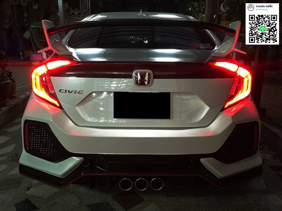 9Den&K-TypeR VS Honda Civic(FC)'16-ปัจจุบัน [หล่อหน้าเสริมข้างจบที่หลังแบบนี้ซิที่เราต้องการ]