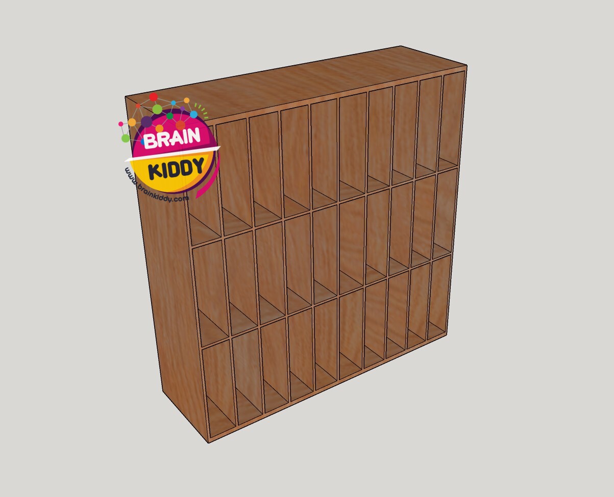 ที่เก็บแก้ว, แขวนแปรงและผ้าเช็ดหน้า 30 ช่อง , ตู้ไม้,เฟอร์นิเจอร์เด็กสั่งทำตามสีและขนาดได้ , เฟอร์นิเจอร์ไม้ , เฟอร์นิเจอร์เด็ก ขนาด 39 x 122 x 124 ซม.