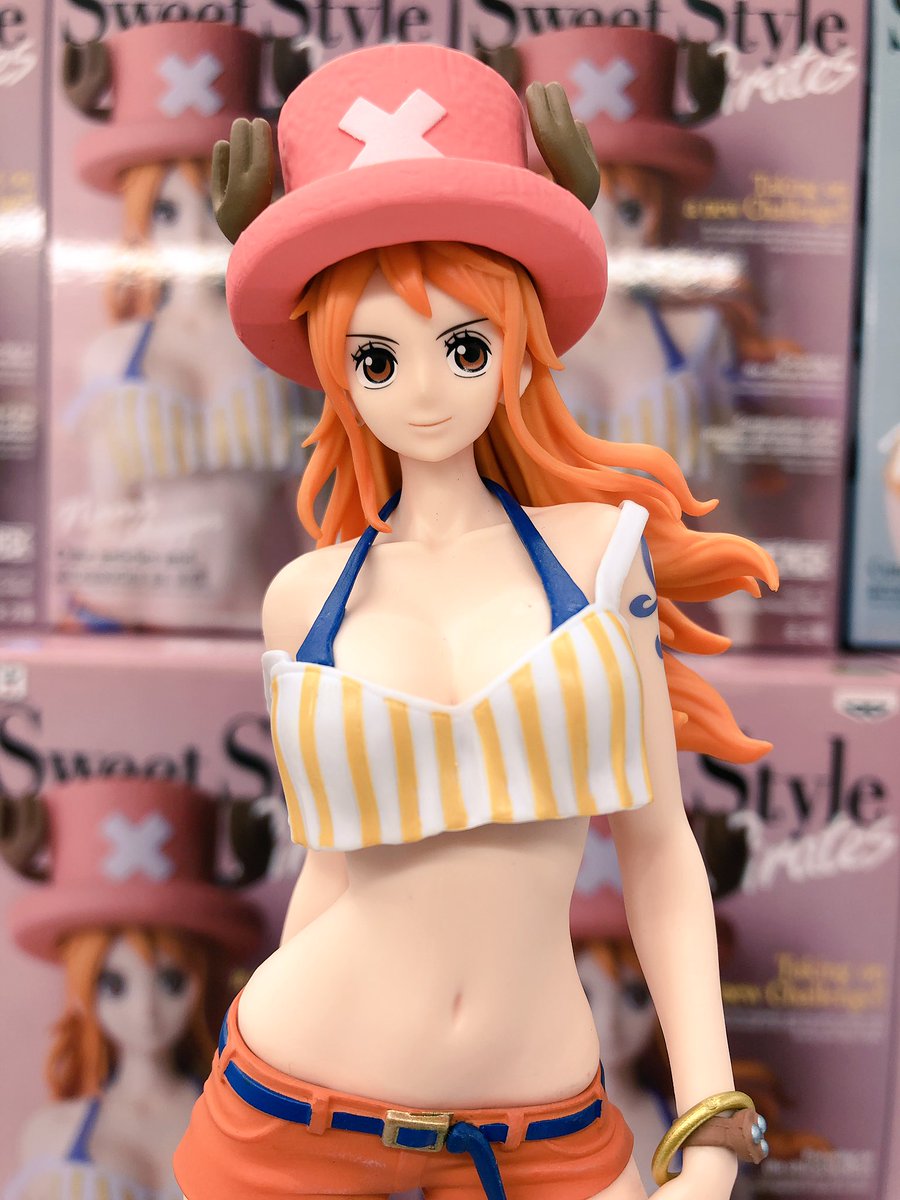 Nami ของแท้ JP แมวทอง - Sweet Style Pirates Banpresto [โมเดลวันพีช]