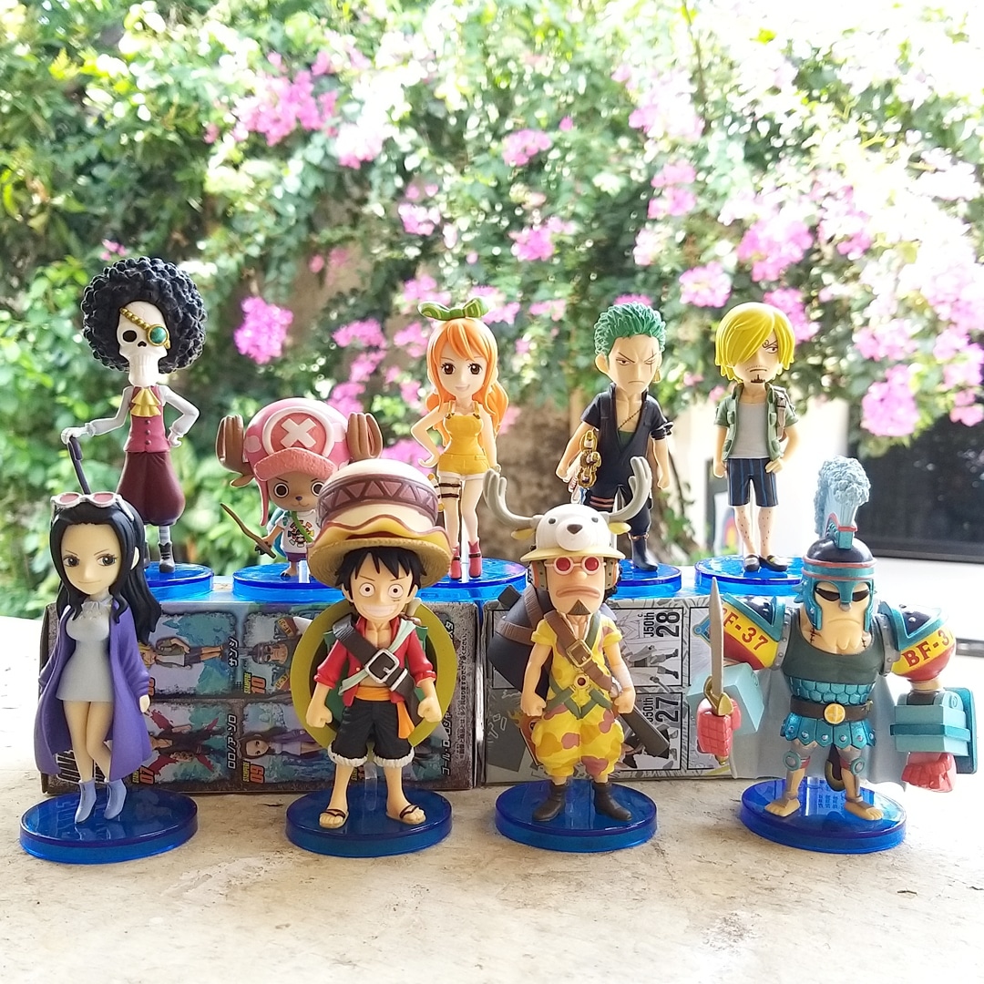 Straw Hat Stampede Set ของแท้ JP แมวทอง - WCF Banpresto [โมเดลวันพีช] (9 ตัว)