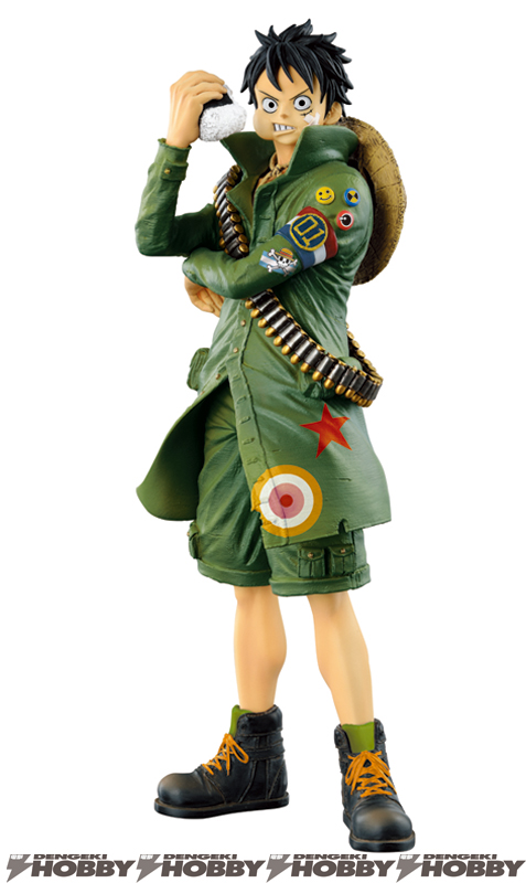 Luffy Military Style ของแท้ JP แมวทอง - Ichiban Kuji Banpresto [โมเดลวันพีช]