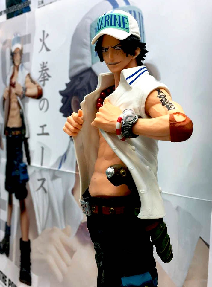 Ace ของแท้ JP แมวทอง - King of Artist Banpresto [โมเดลวันพีช]